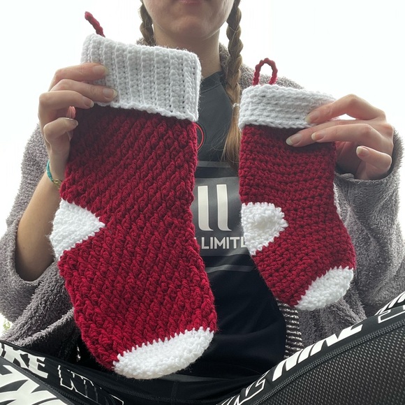 Hand Crocheted Christmas Stocking Bundle! - Picture 3 of 10